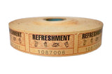 Refreshment Roll Tickets