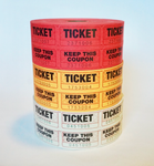 Ticket/Keep this Coupon Roll Tickets