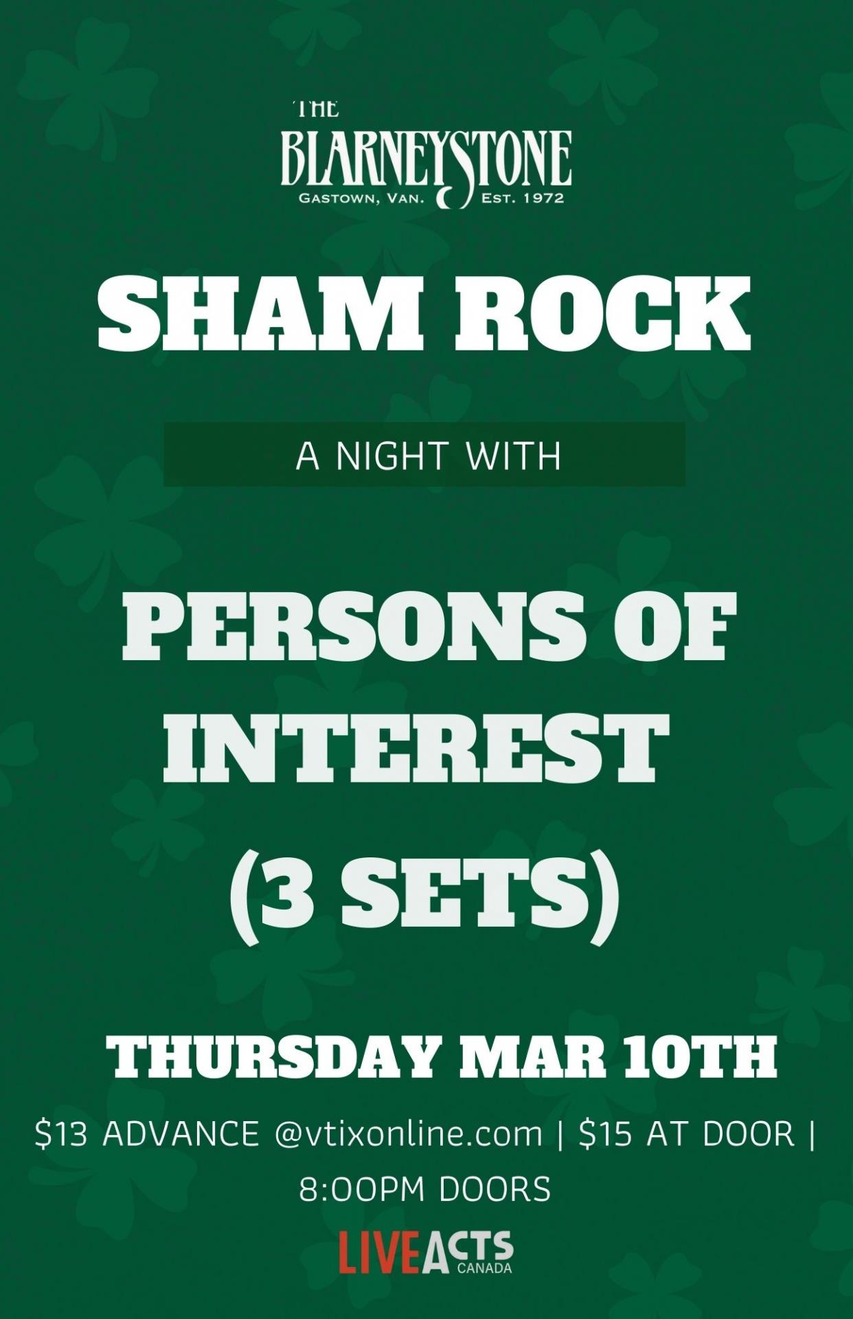 Persons Of Interest - Live From The Blarney Stone (3sets) 
