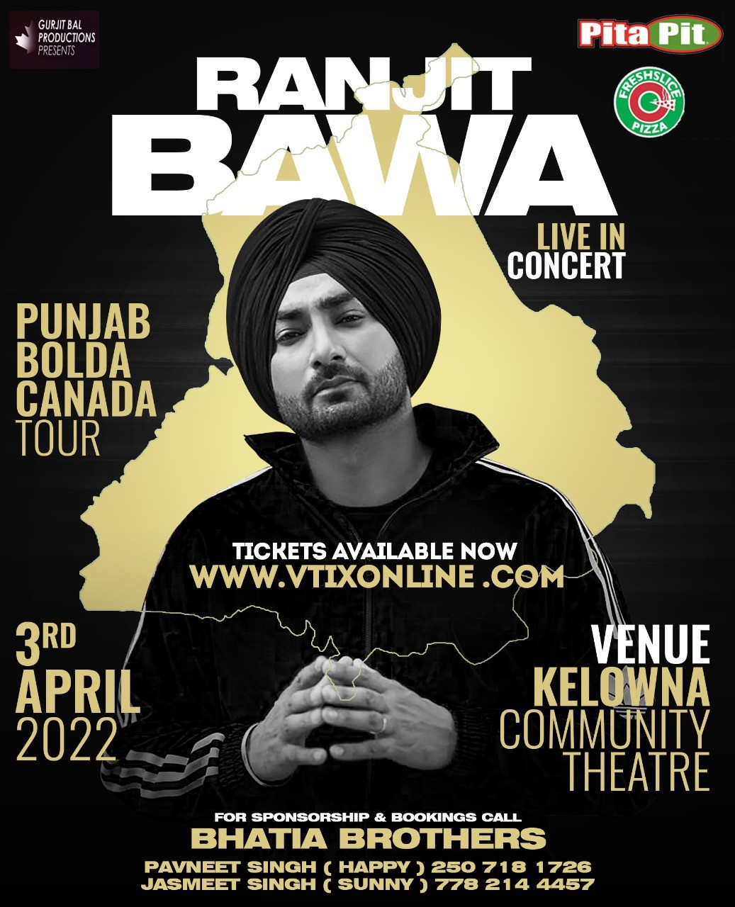 Ranjit Bawa Tour - Live From The Kelowna Community Theater