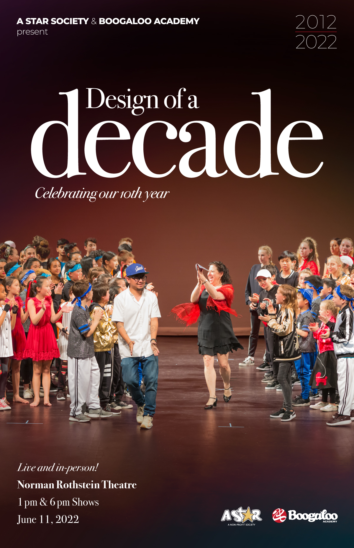 Design of a decade Tickets - Vtix Online