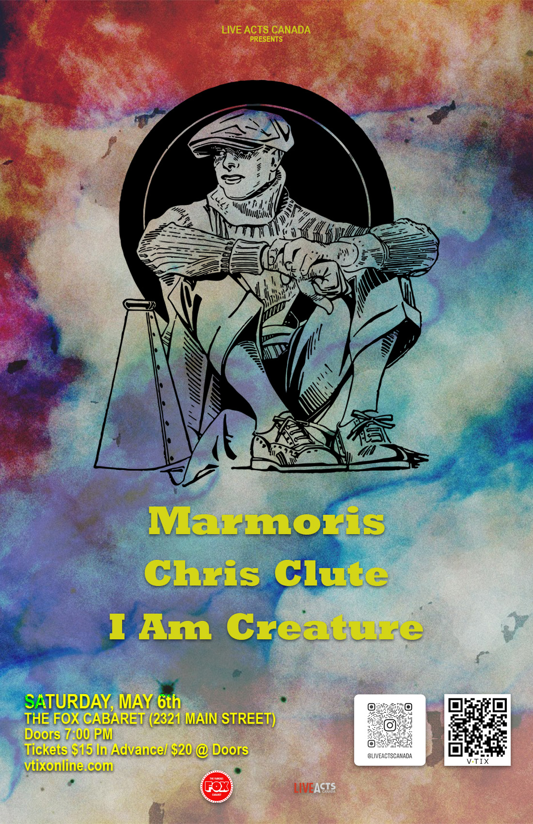 Marmoris with Special Guests Chris Clute and I Am Creature