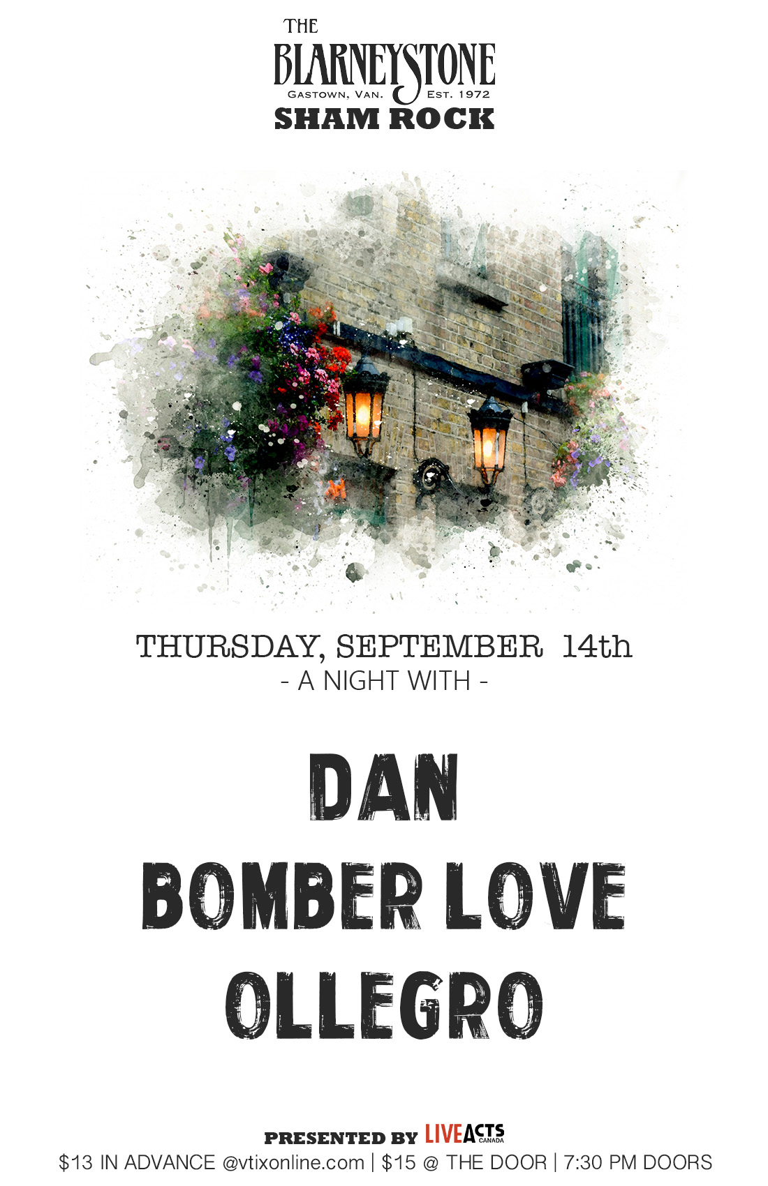 DAN with Special Guests Bomber Love and Ollegro