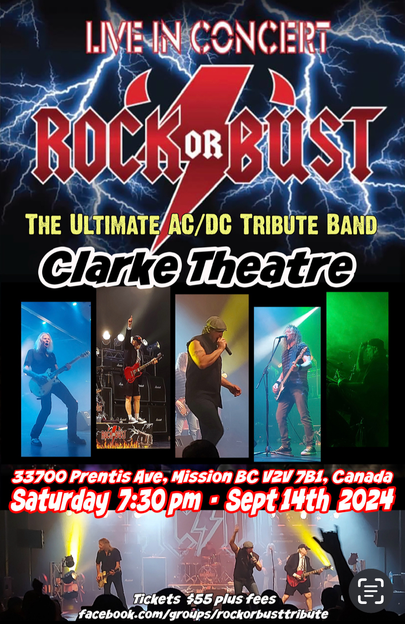 Rock or Bust - The Ultimate AC/DC Tribute Band Live in Concert Tickets ...