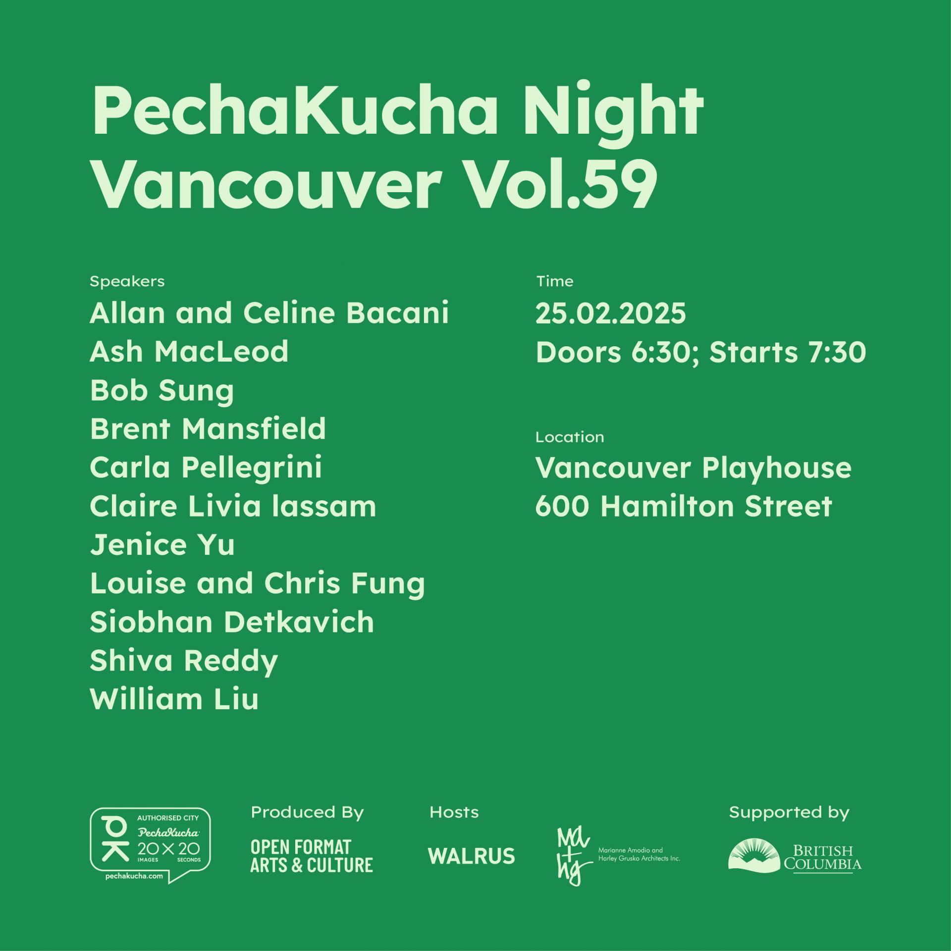 PechaKucha Night Vol.59 - Food Edition