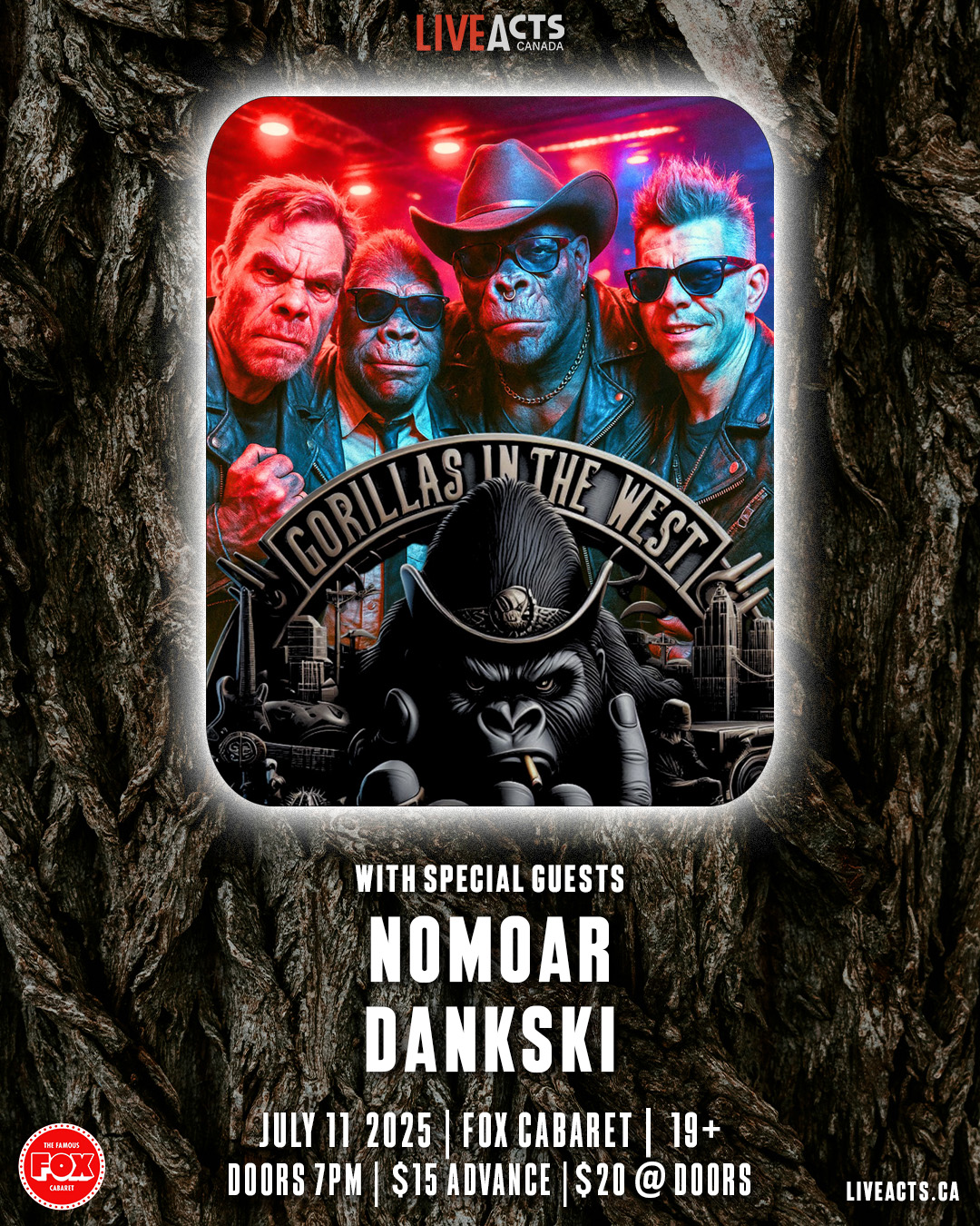 Gorillas in the West w/ NOMOAR, DANKSKI