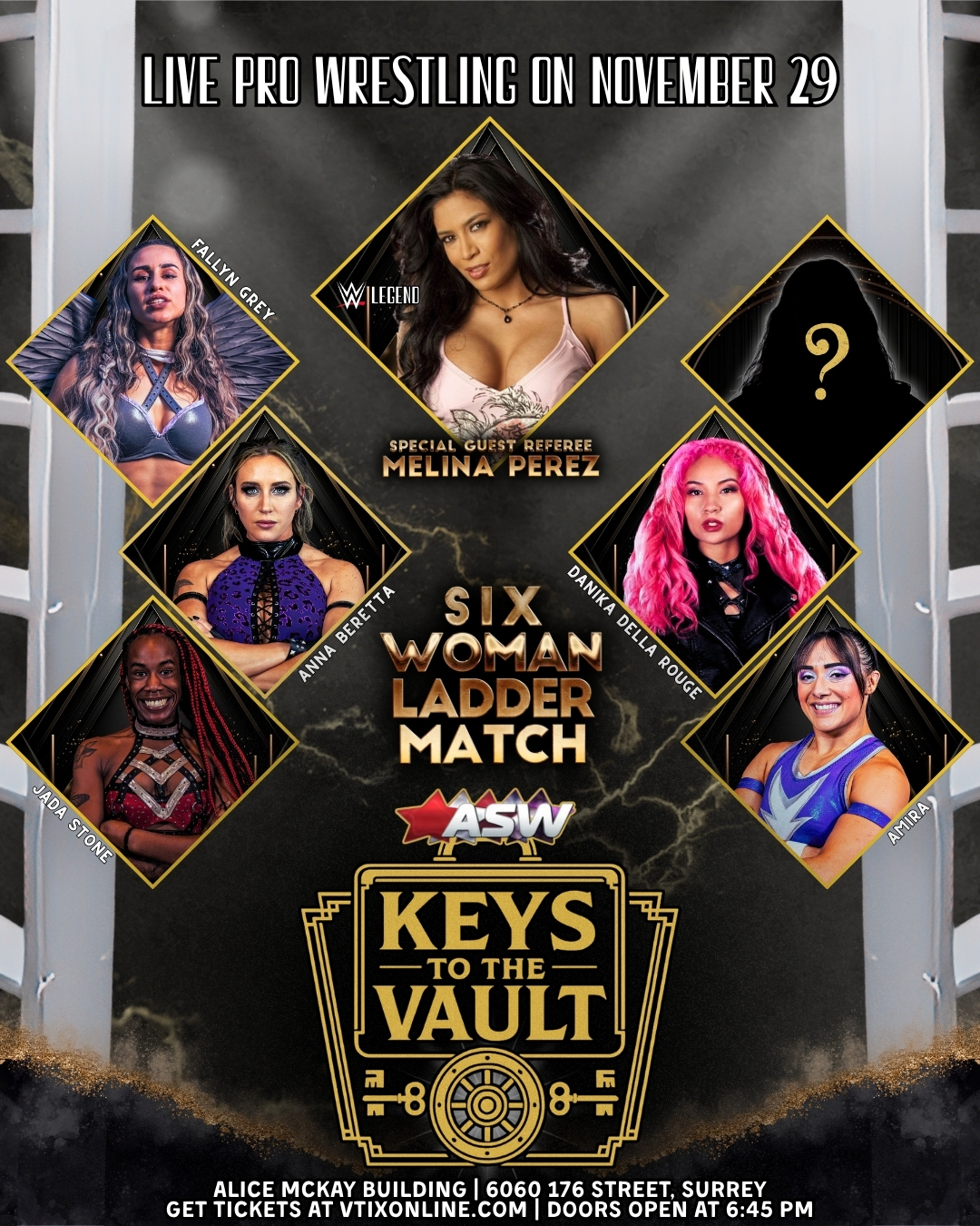 ALL STAR WRESTLING PRESENTS KEYS TO THE VAULT