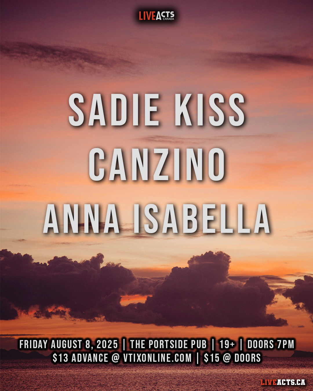 Sadie Kiss w/ Canzino, Anna Isabella