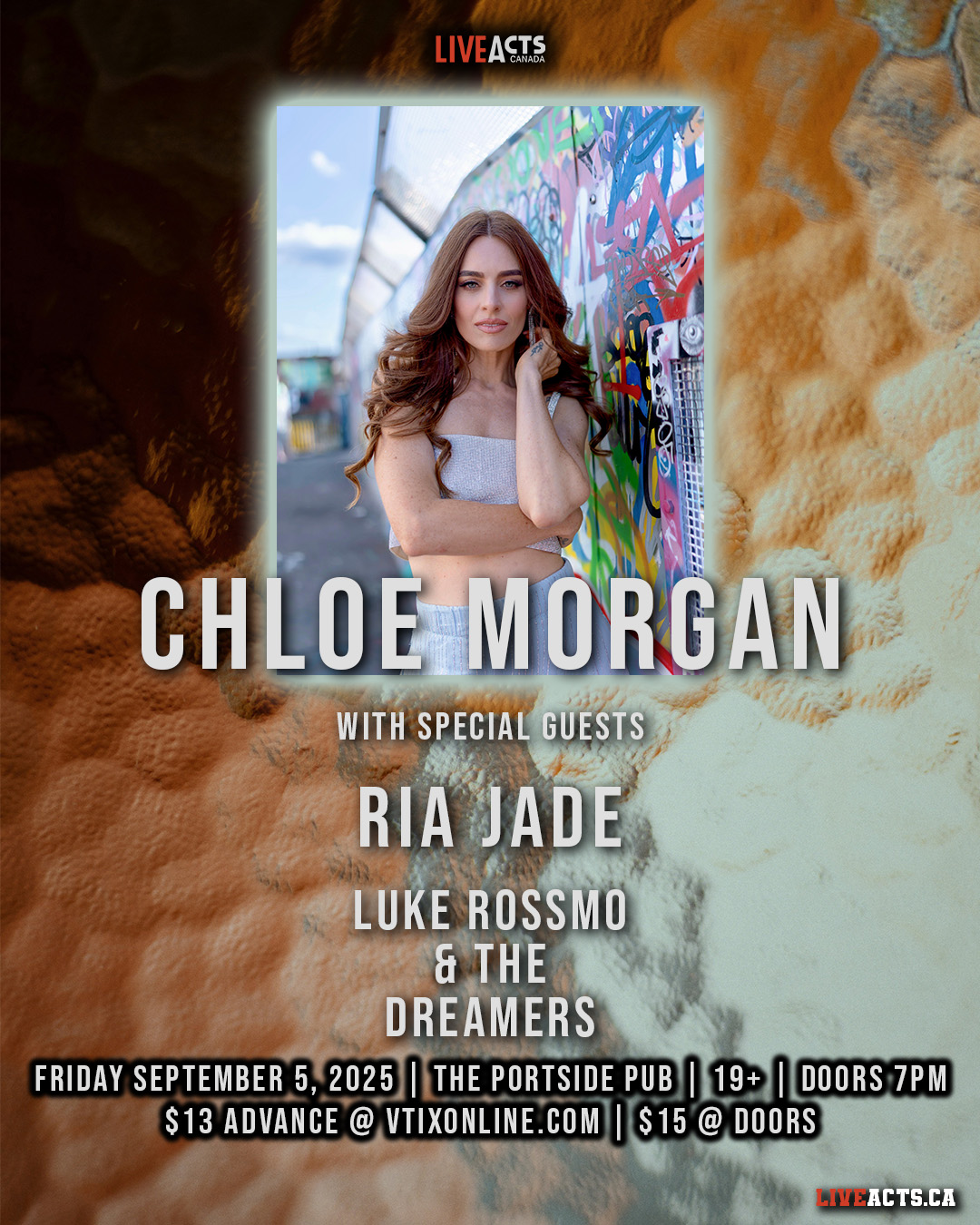 Chloe Morgan w/ Ria Jade, Luke Rossmo & the Dreamers