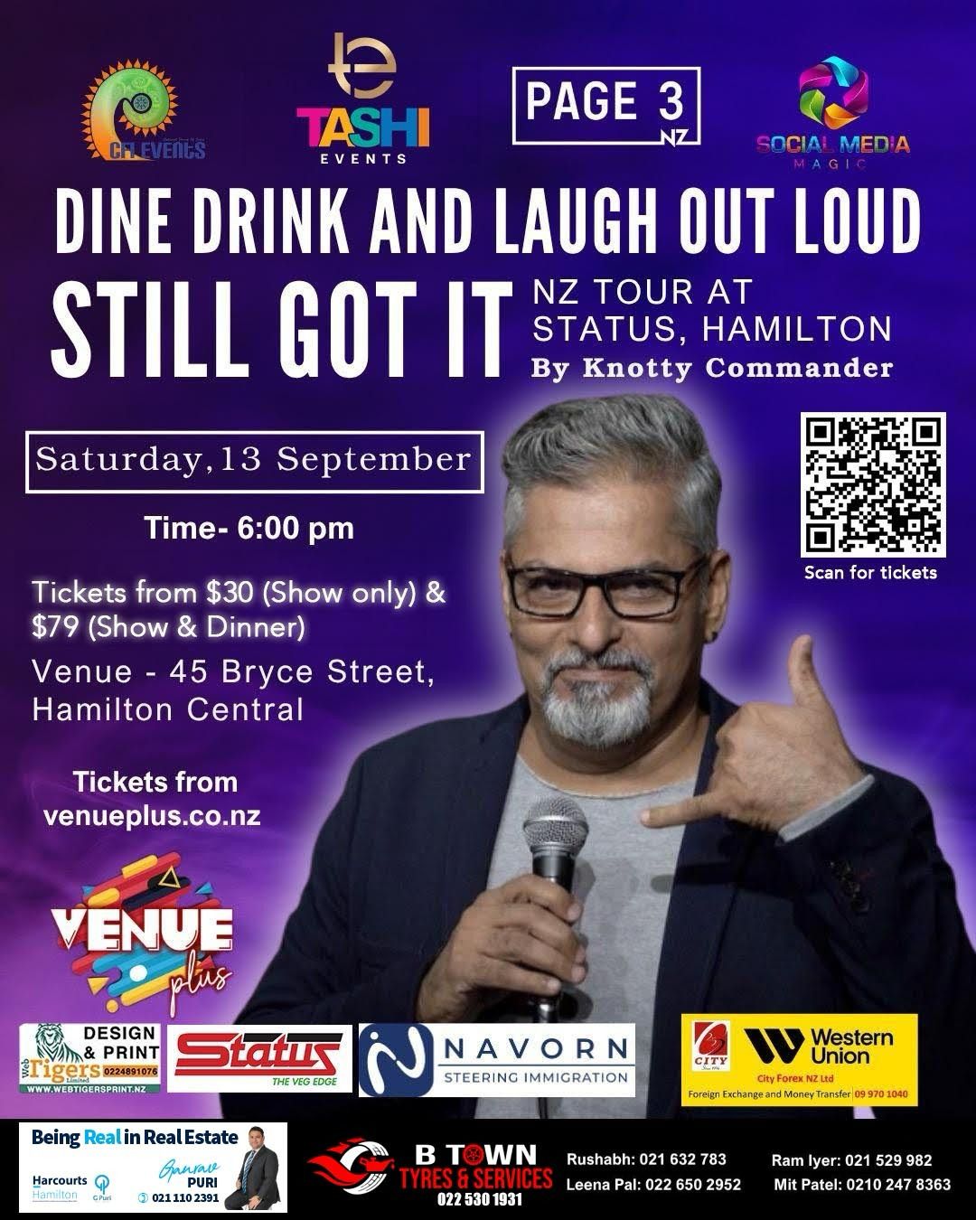 🎤 DINE, DRINK & LAUGH OUT LOUD!