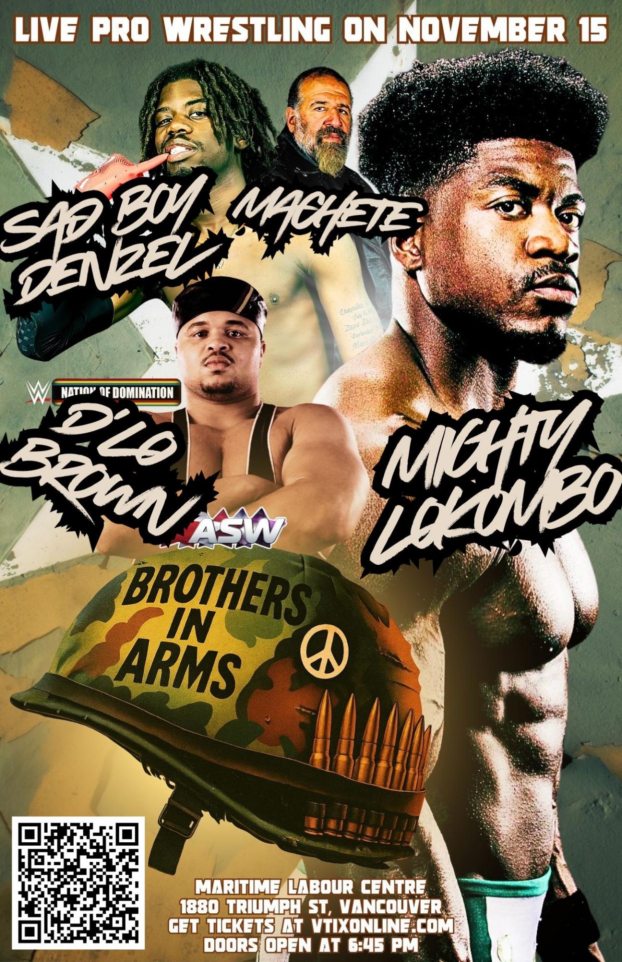 ALL STAR WRESTLING PRESENTS Brothers in Arms