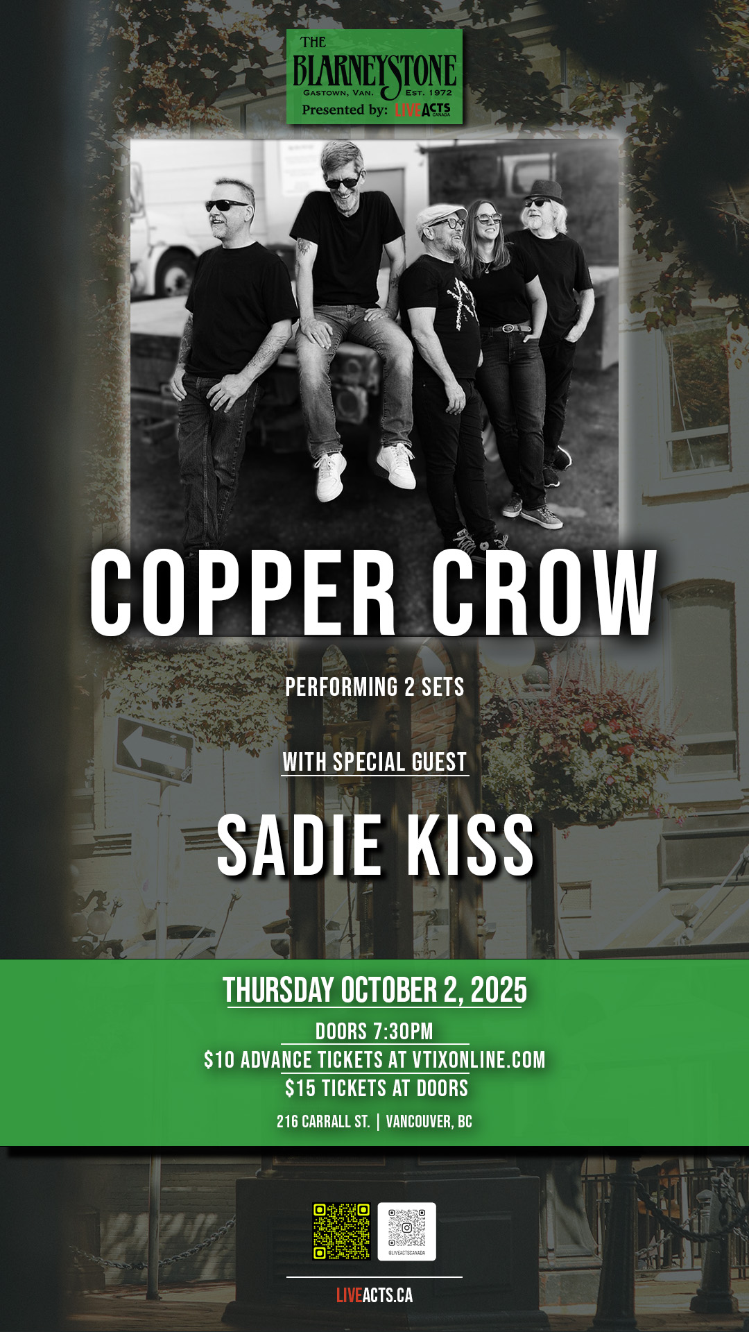 Copper Crow w/ Sadie Kiss