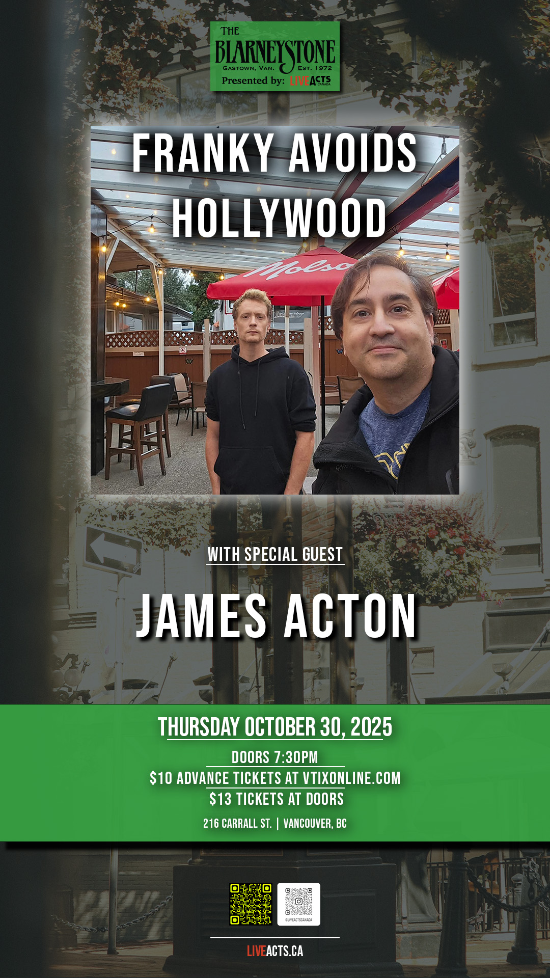 Franky Avoid Hollywood w/ James Acton