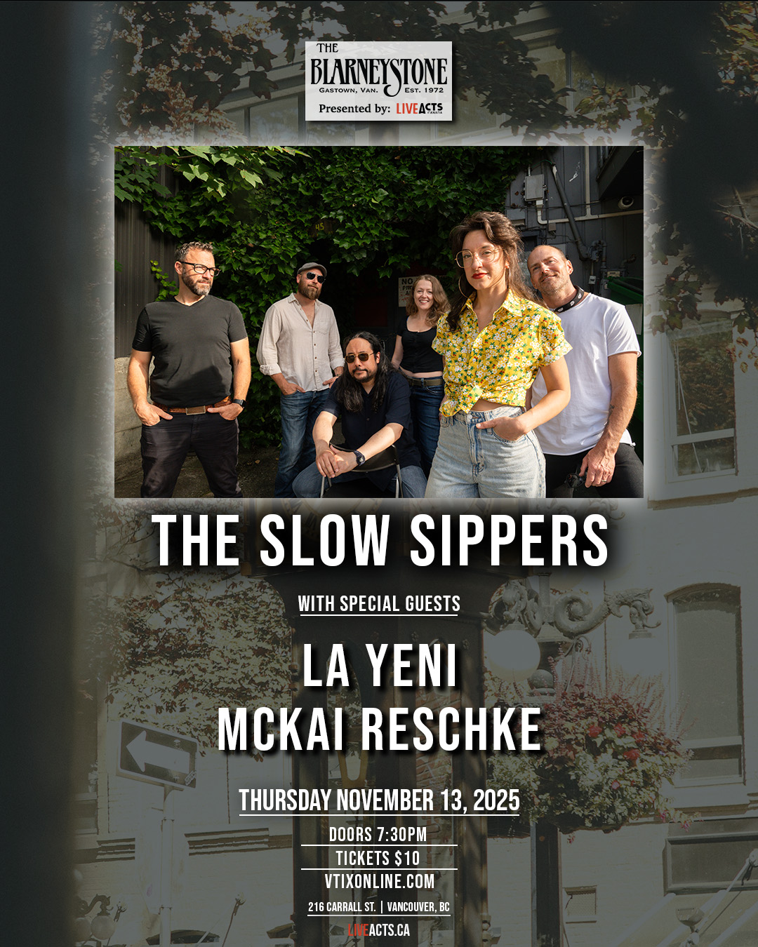 The Slow Sippers w/ La Yeni, Mckai Reschke