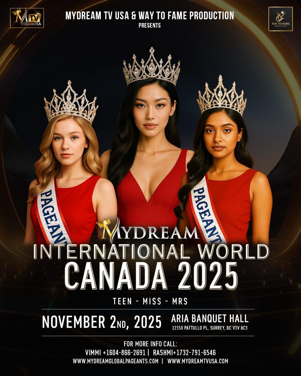 International World Canada Pageant & Surrey Fashion Week