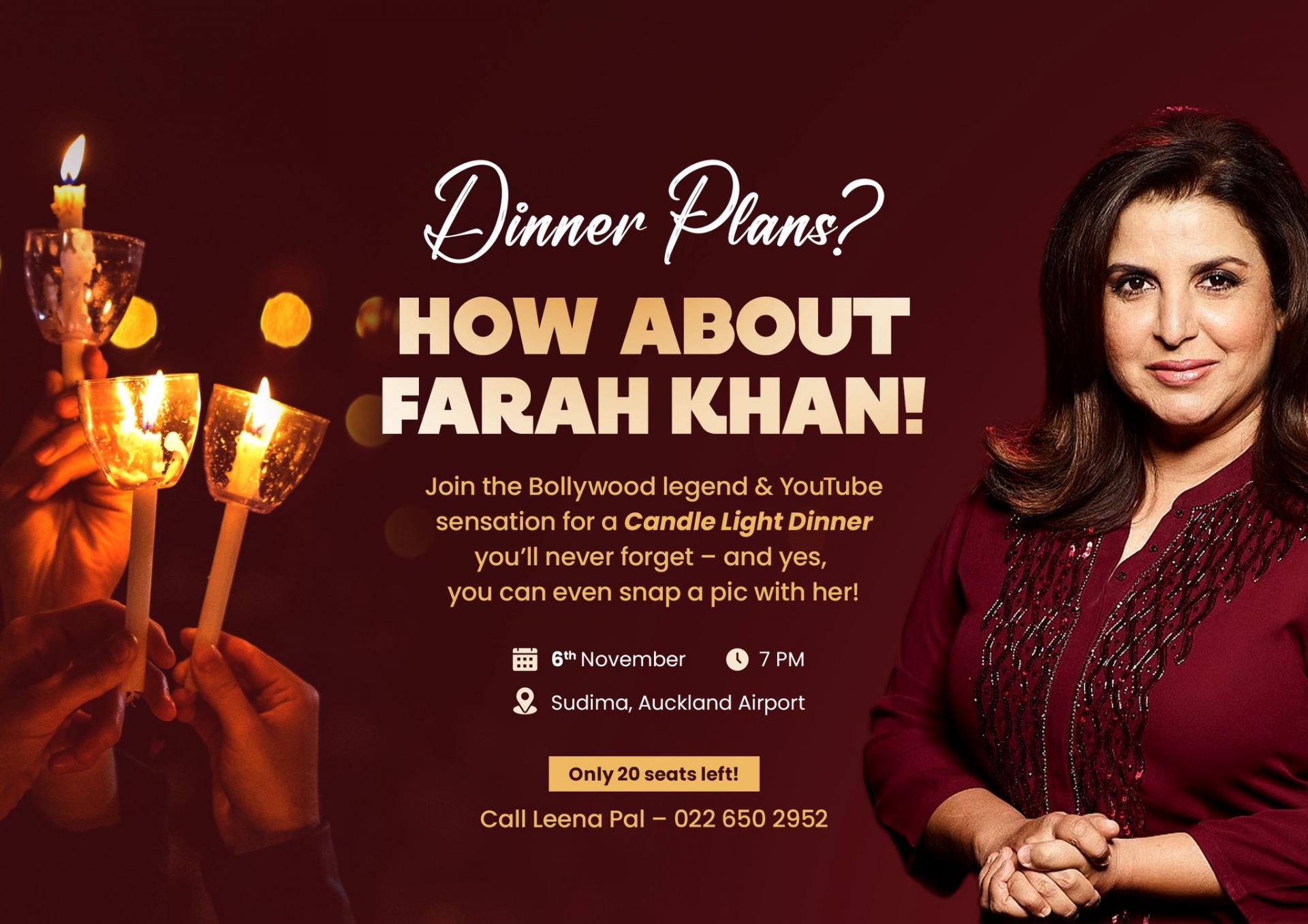 Candle Light Dinner With Farah Khan
