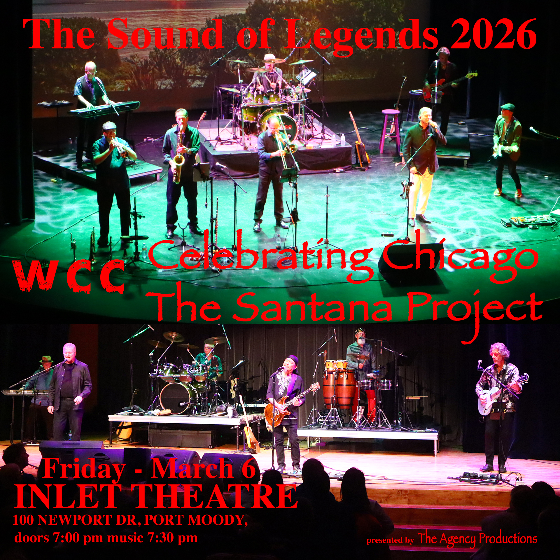 The Sound of Legends 2026 - Celebrating the Music of Chicago & Santana