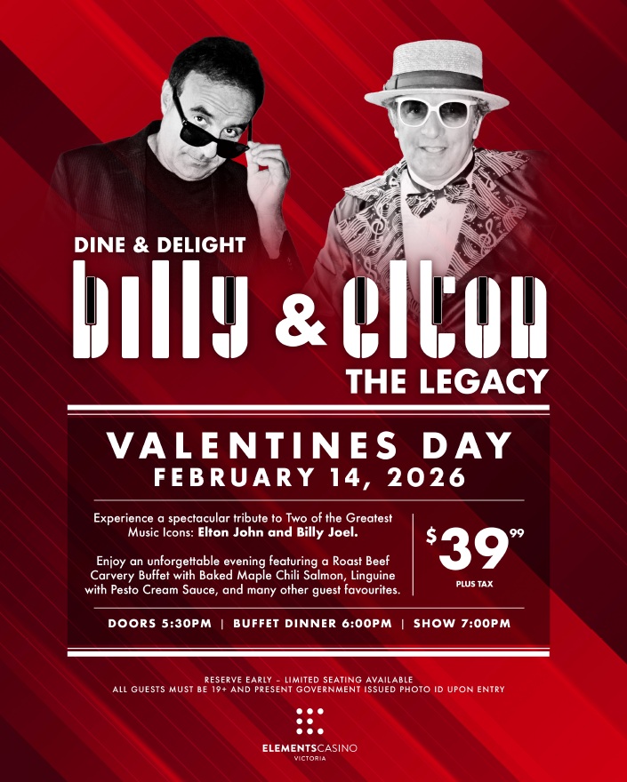 Valentine's Dine & Delight: Billy & Elton – The Legacy