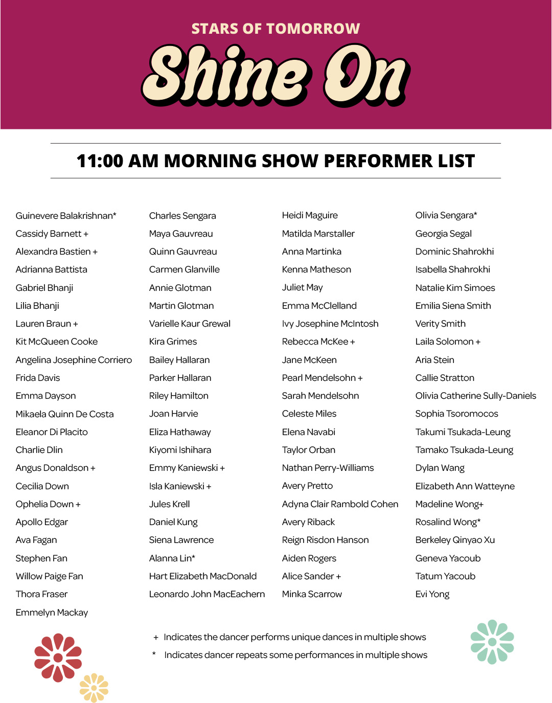 Stars of Tomorrow: Shine On (Morning Show)