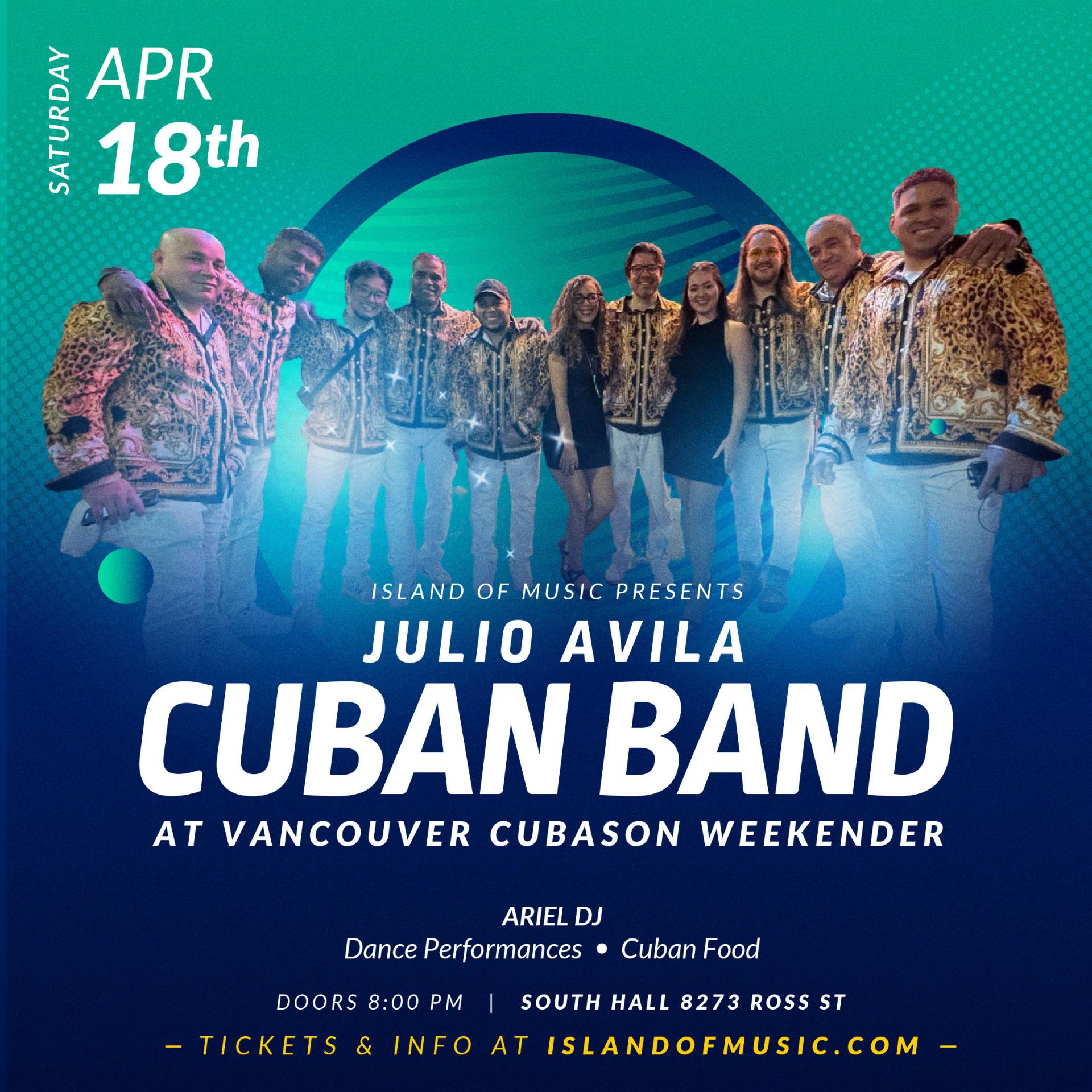 JULIO AVILA CUBAN BAND AT CUBASON