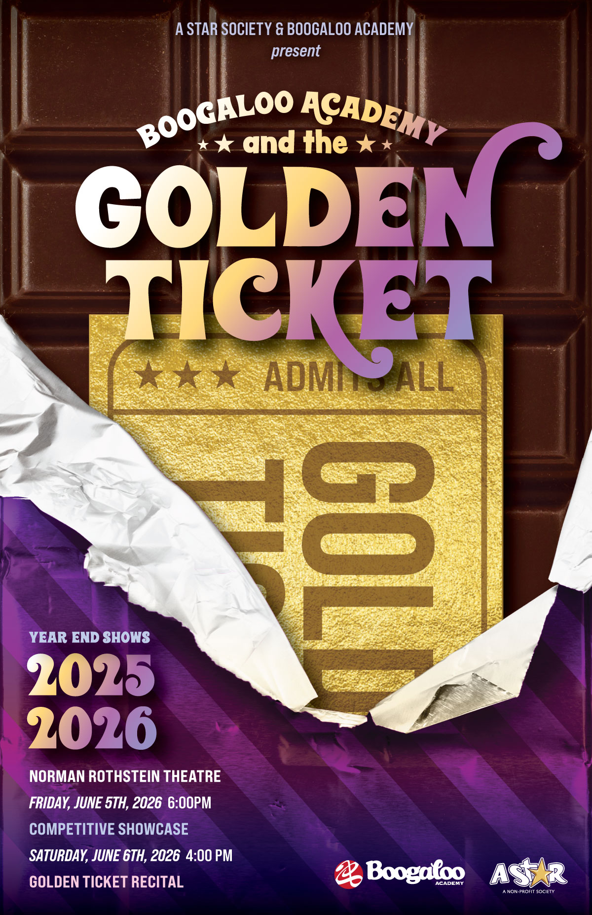 Boogaloo Academy and the Golden Ticket!