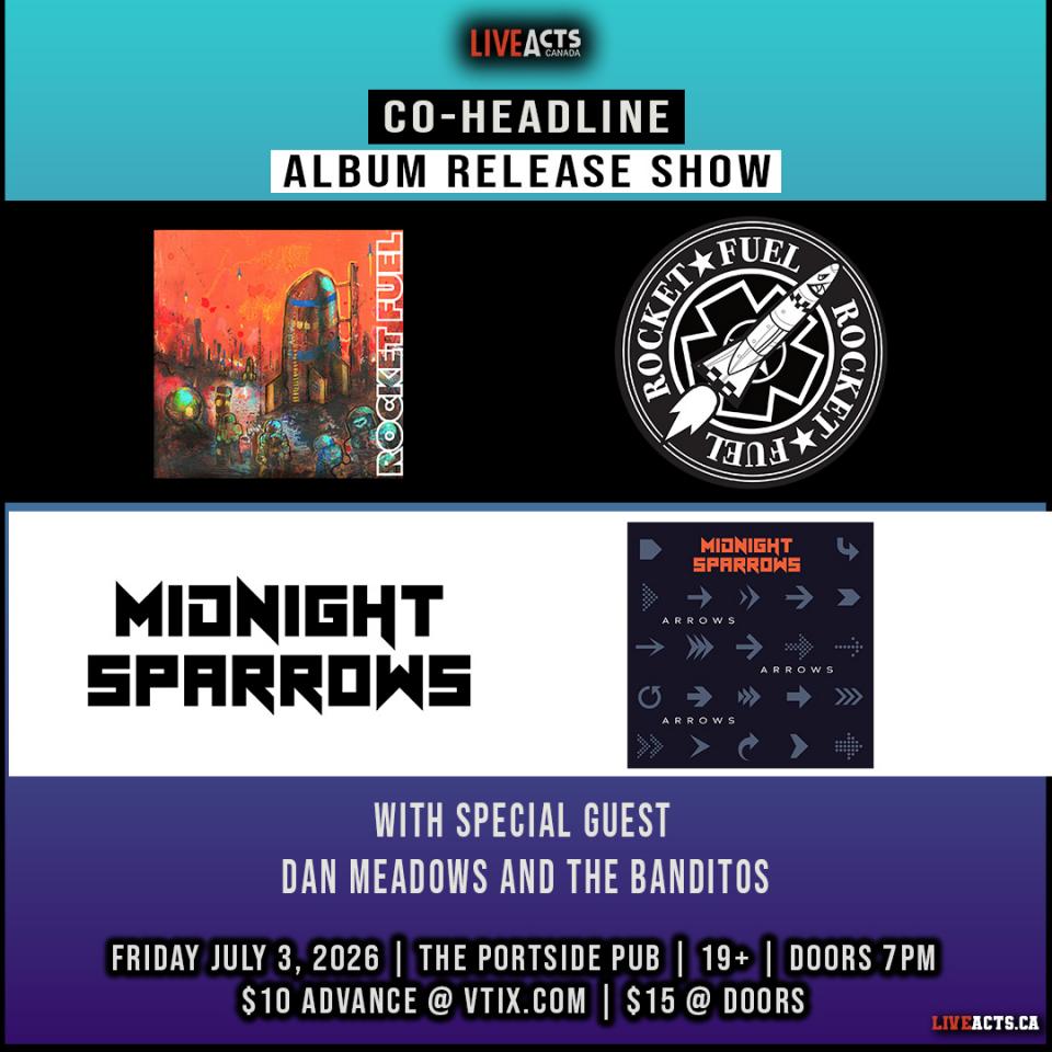 Rocket Fuel and Midnight Sparrows Album Release Show