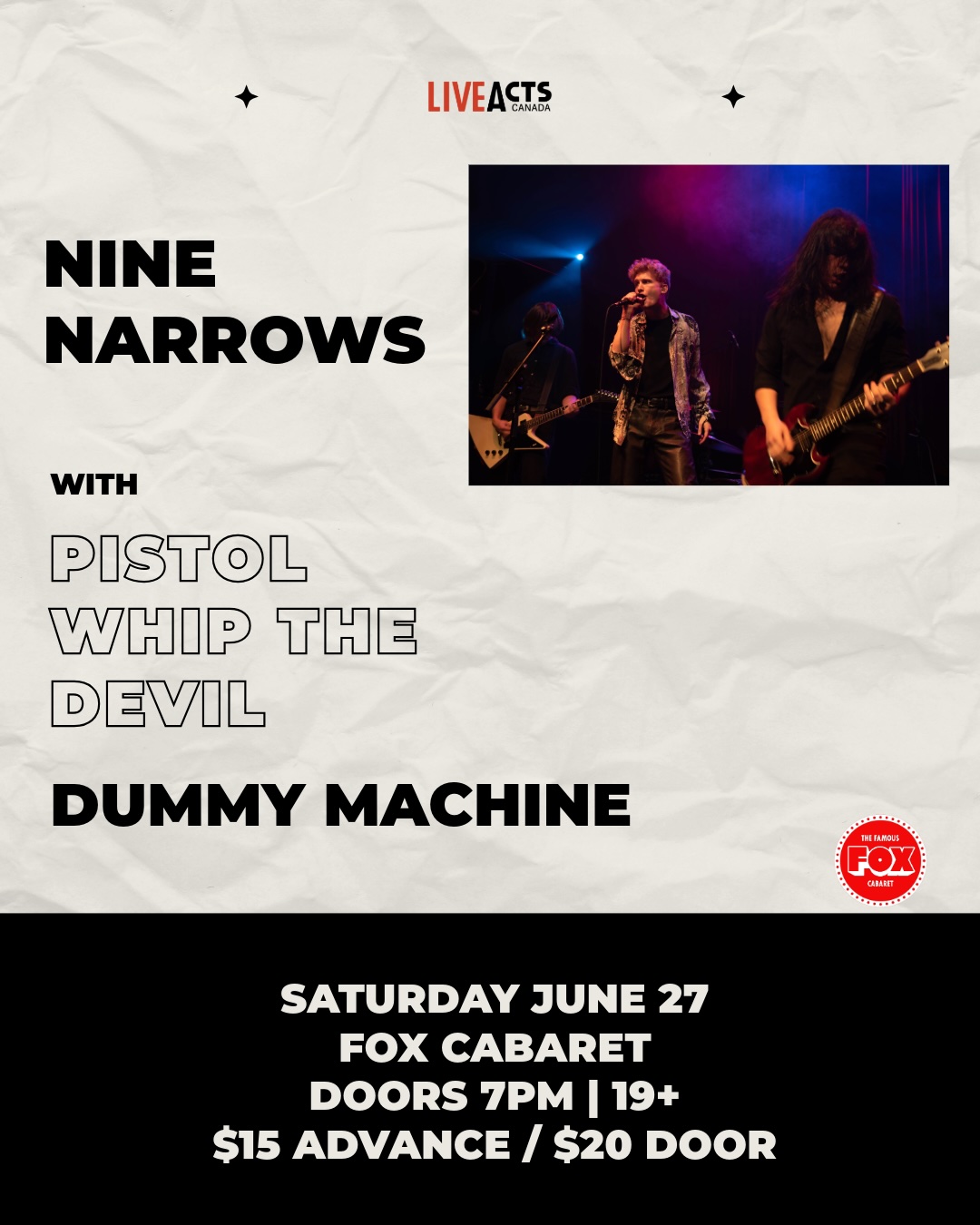 Nine Narrows, Pistol Whip the Devil, Dummy Machine