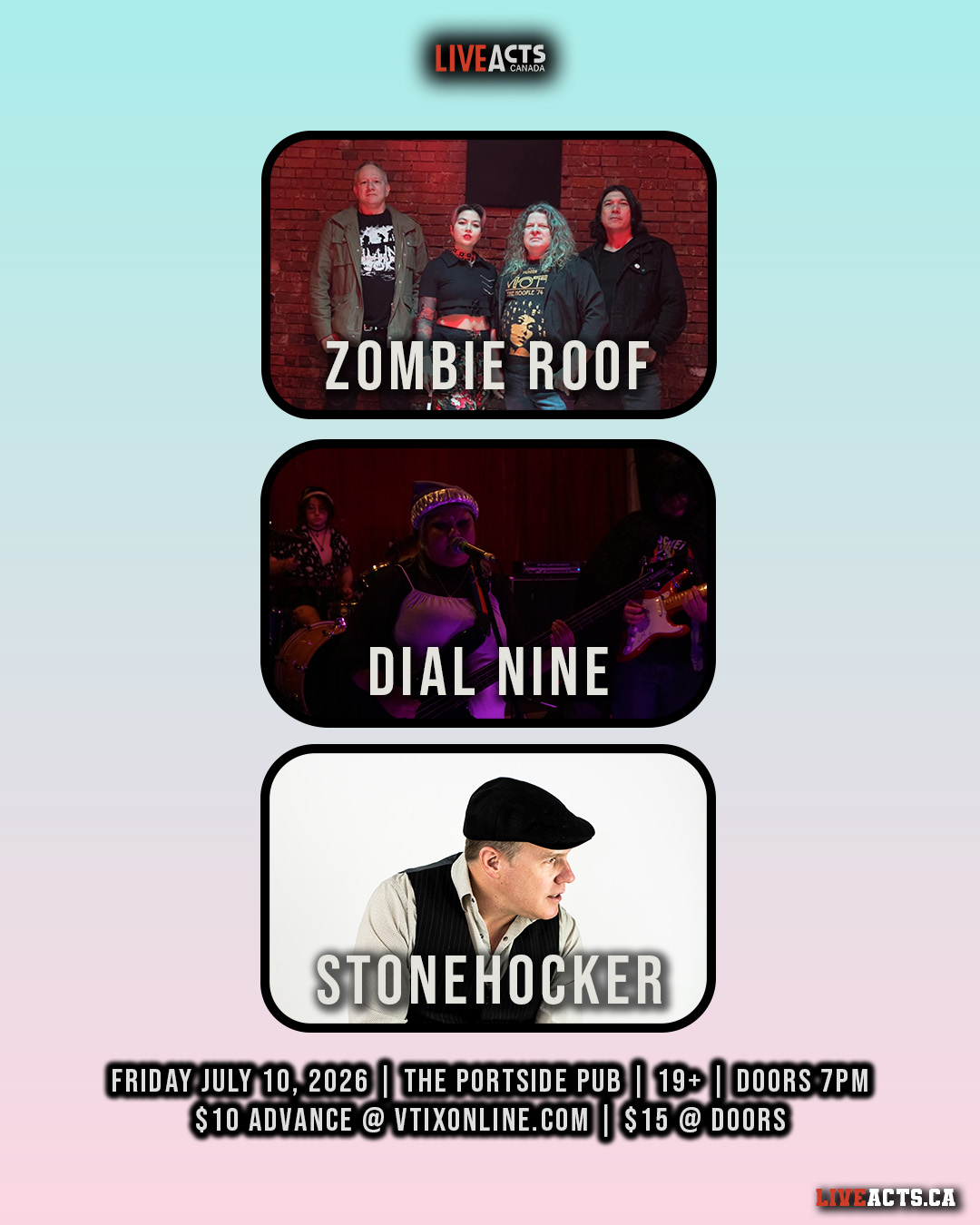 Zombie Roof, Dial Nine, Stonehocker