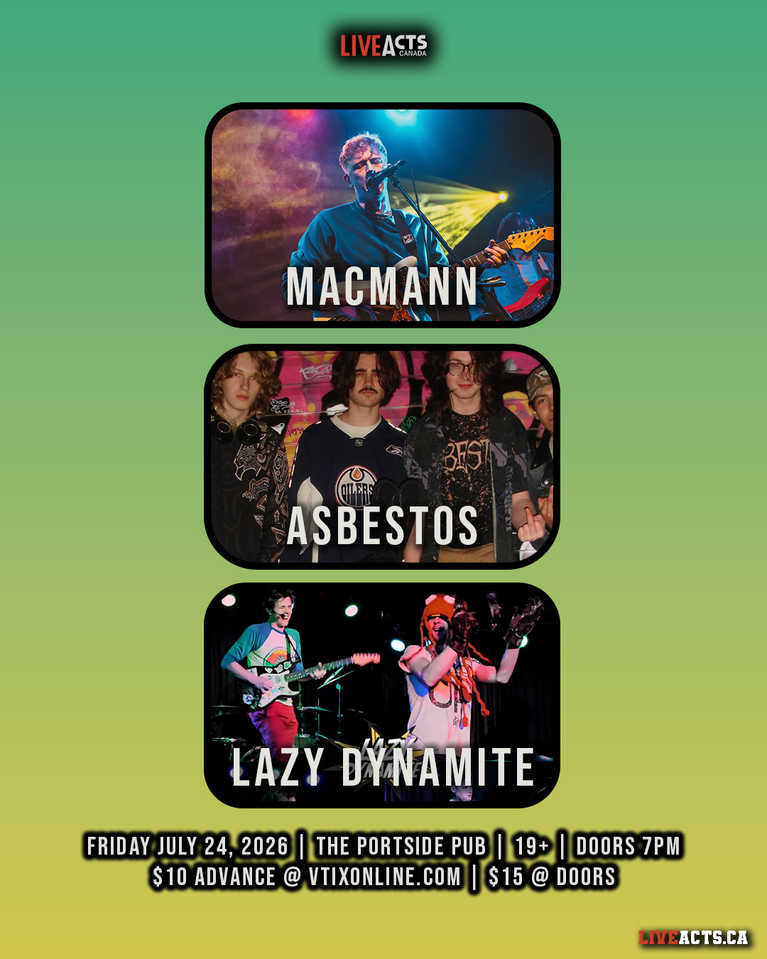 MACMANN, Asbestos, Lazy Dynamite