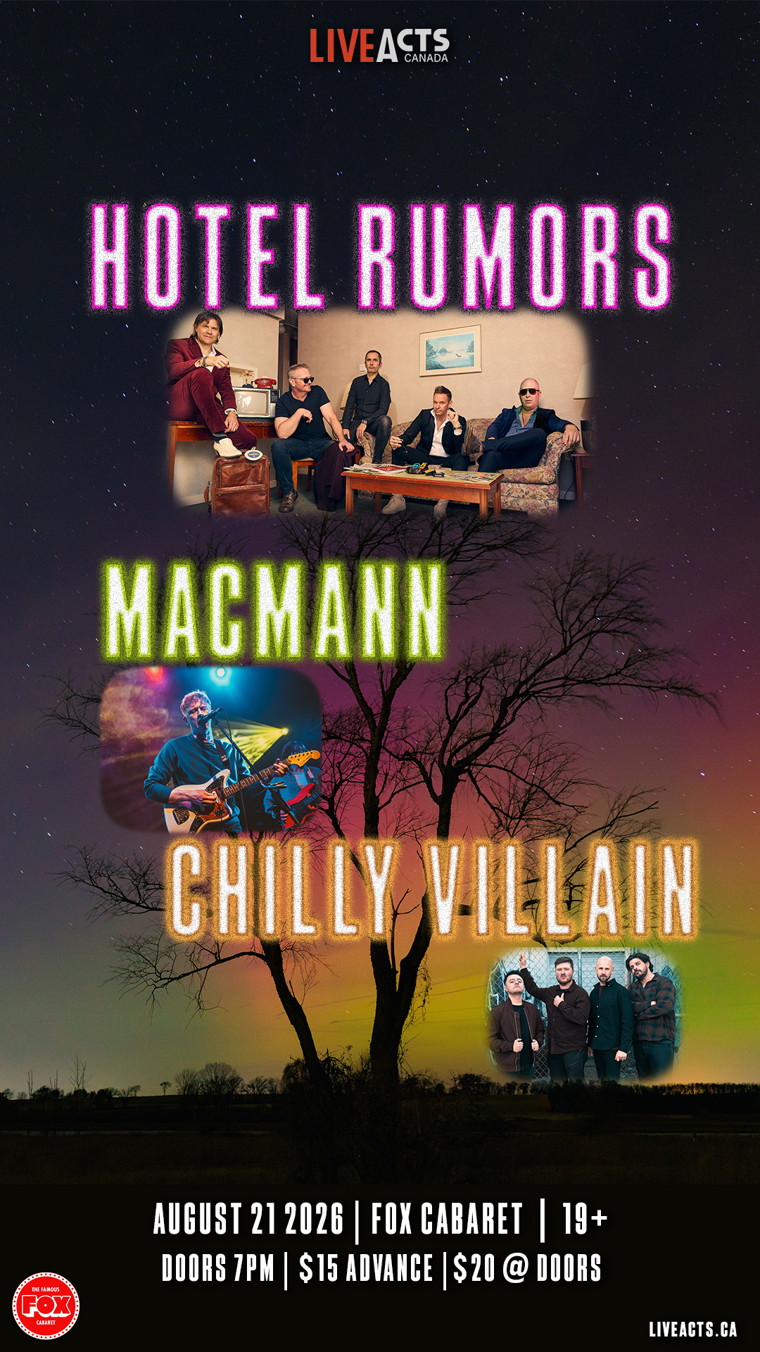 Hotel Rumors w/ Macmann, Chilly Villain