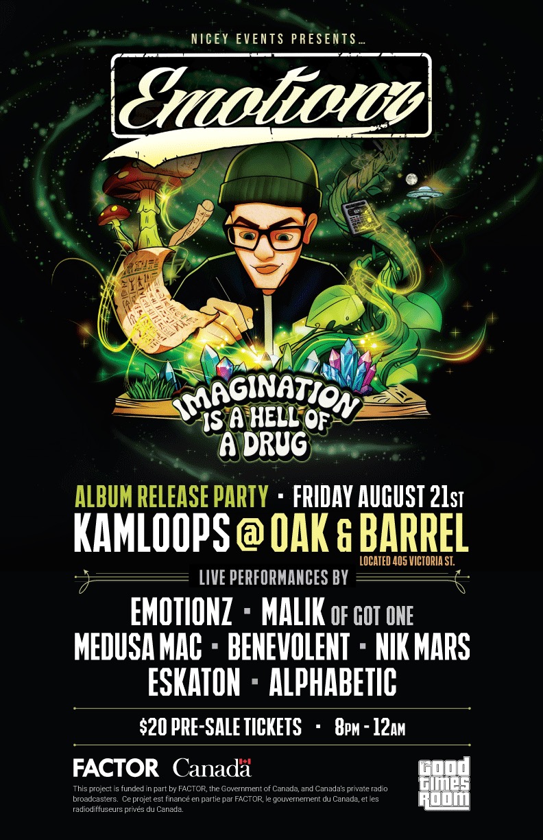Emotionz (Album release party)- Kamloops