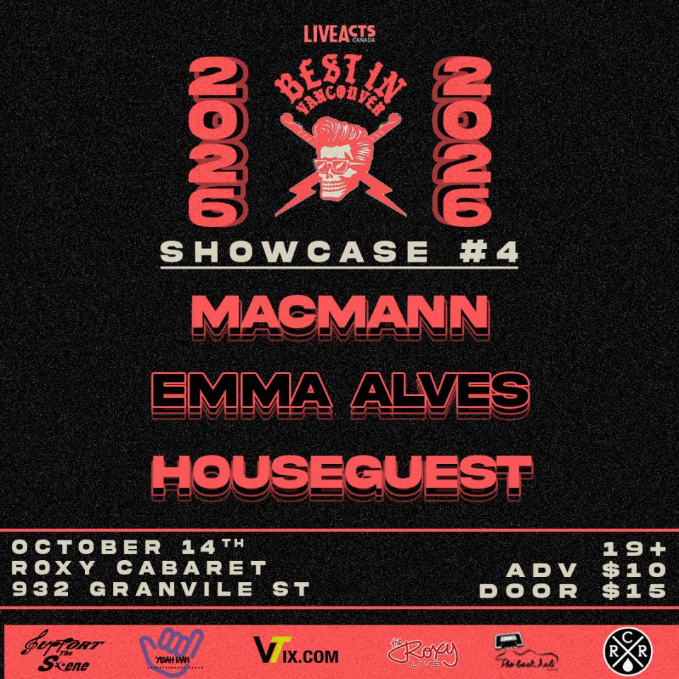 Best in Vancouver 2026: Macmann, Emma Alves, houseguest