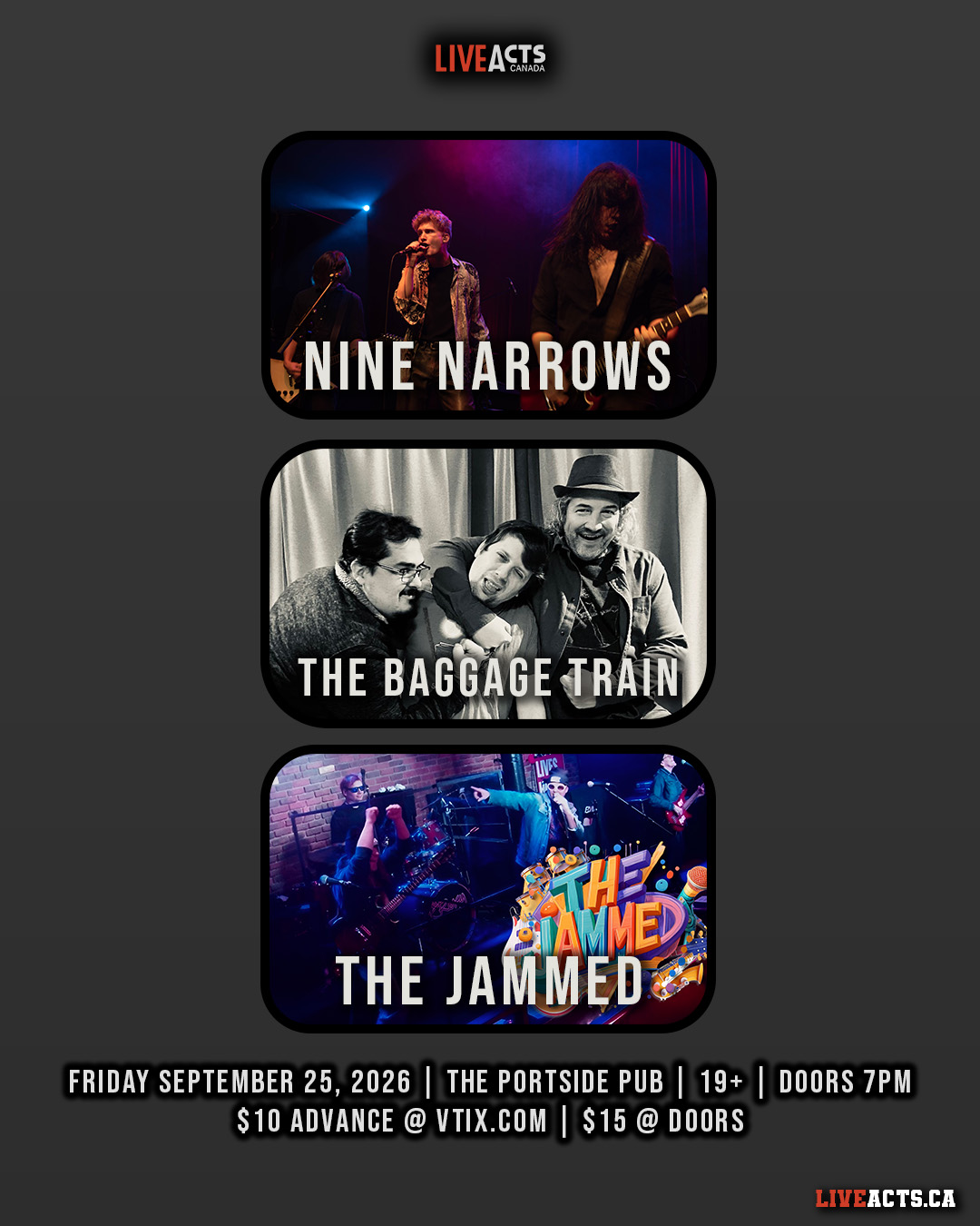 Nine Narrows, The Baggage Train, The Jammed