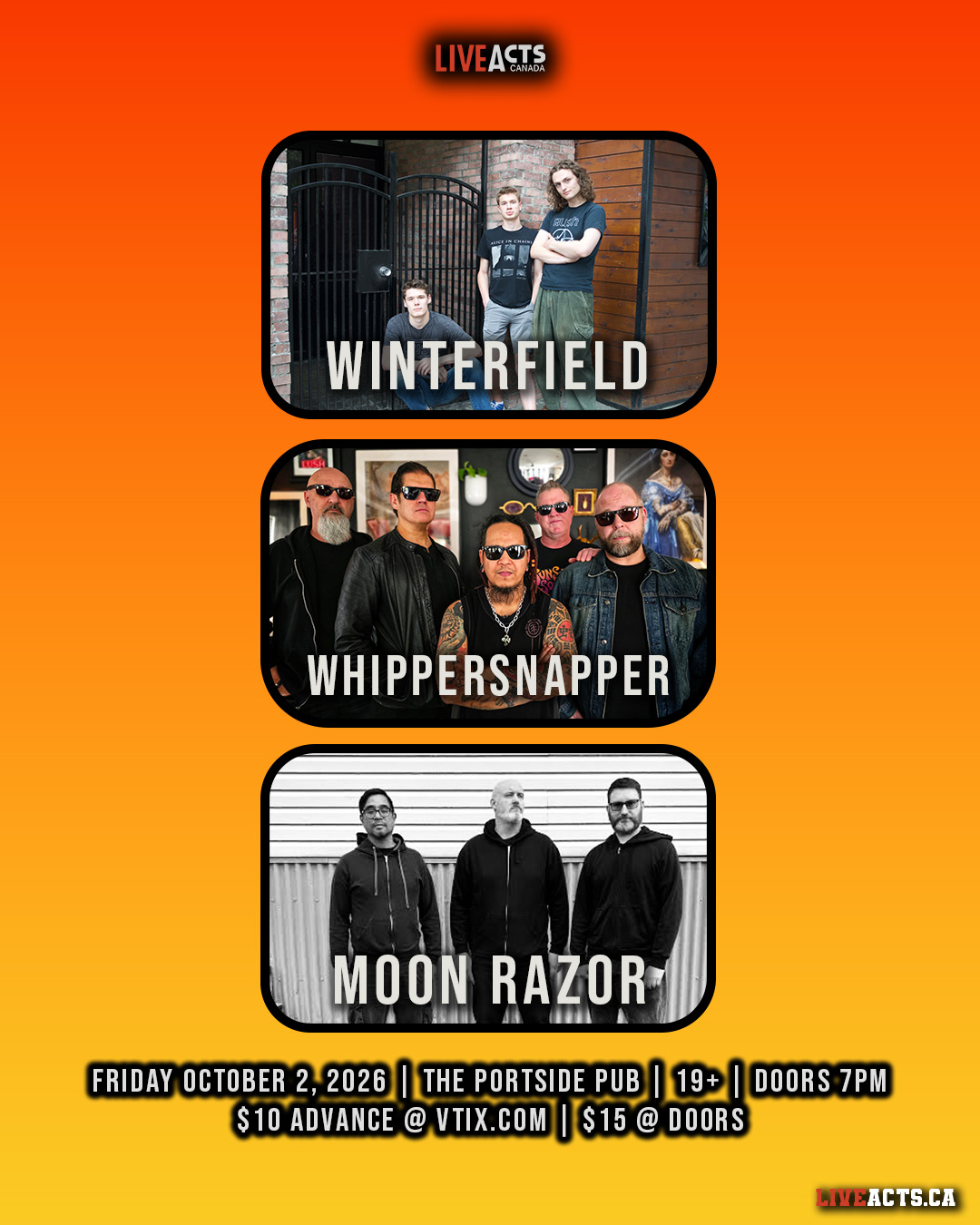 Winterfield, Whippersnapper, Moon Razor