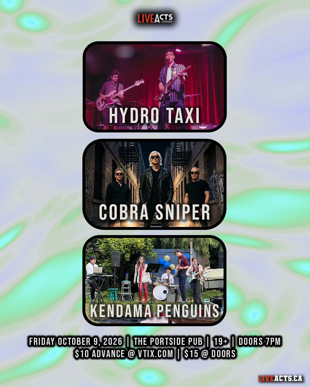 Hydro Taxi, Cobra Sniper, Kendama Penguins