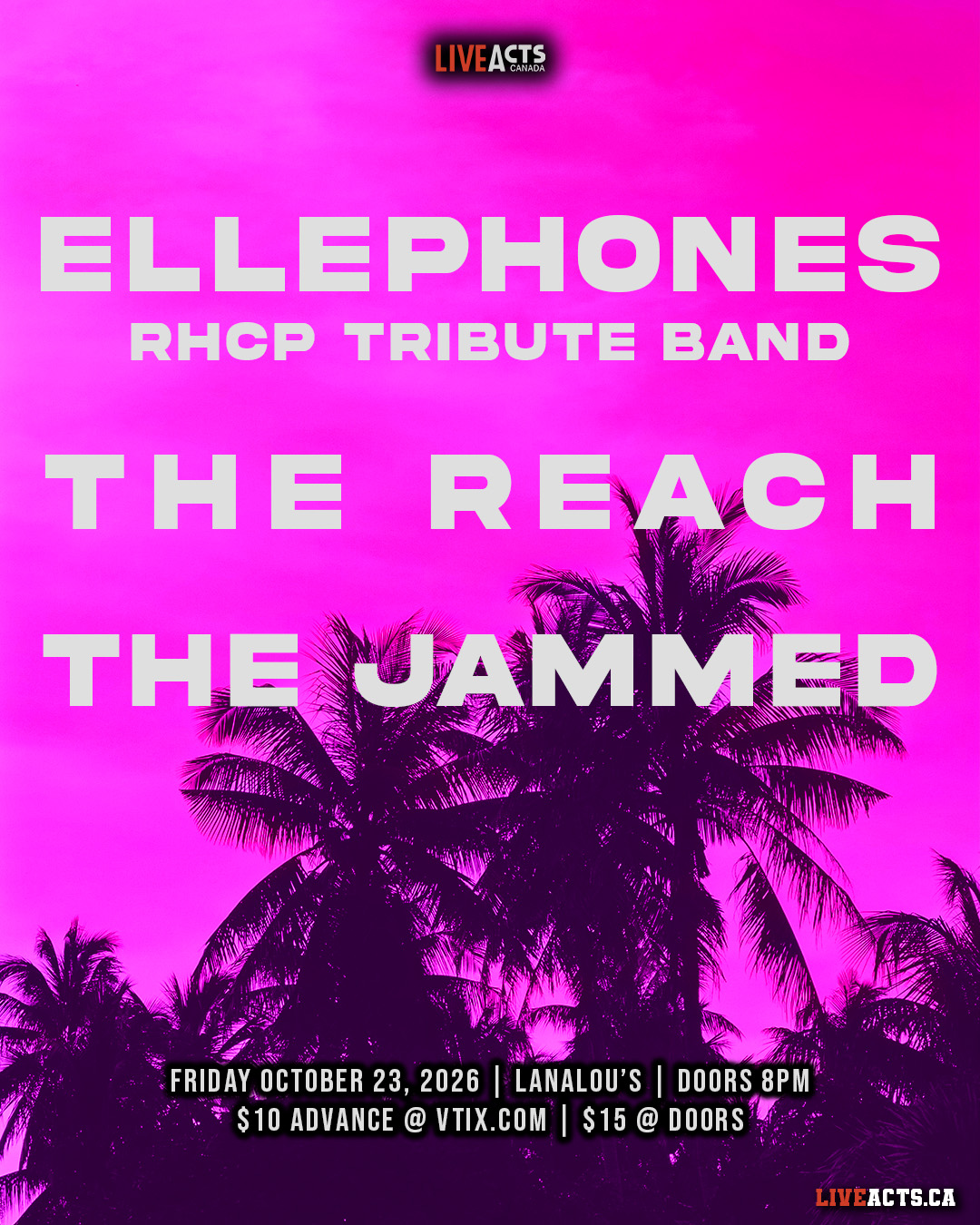 Ellephones, The Reach, The Jammed
