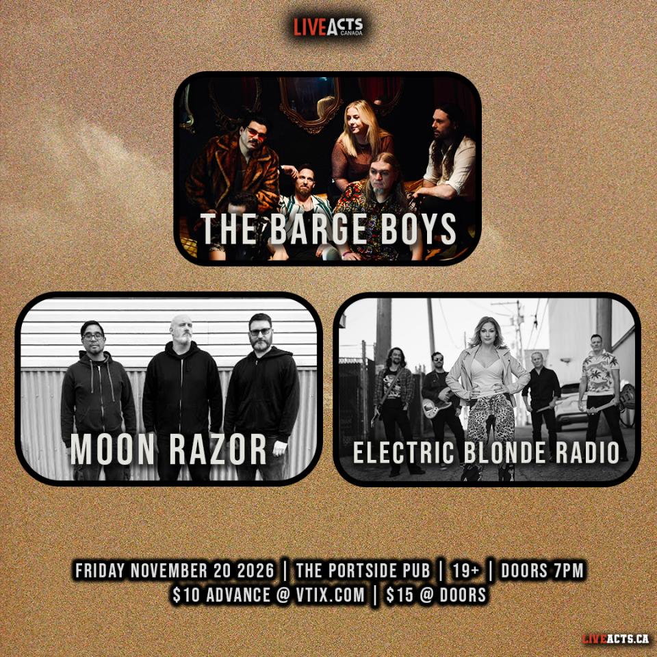 The Barge Boys, Moon Razor, Electric Blonde Radio