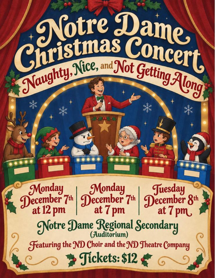 ND Performing Arts Christmas Concert