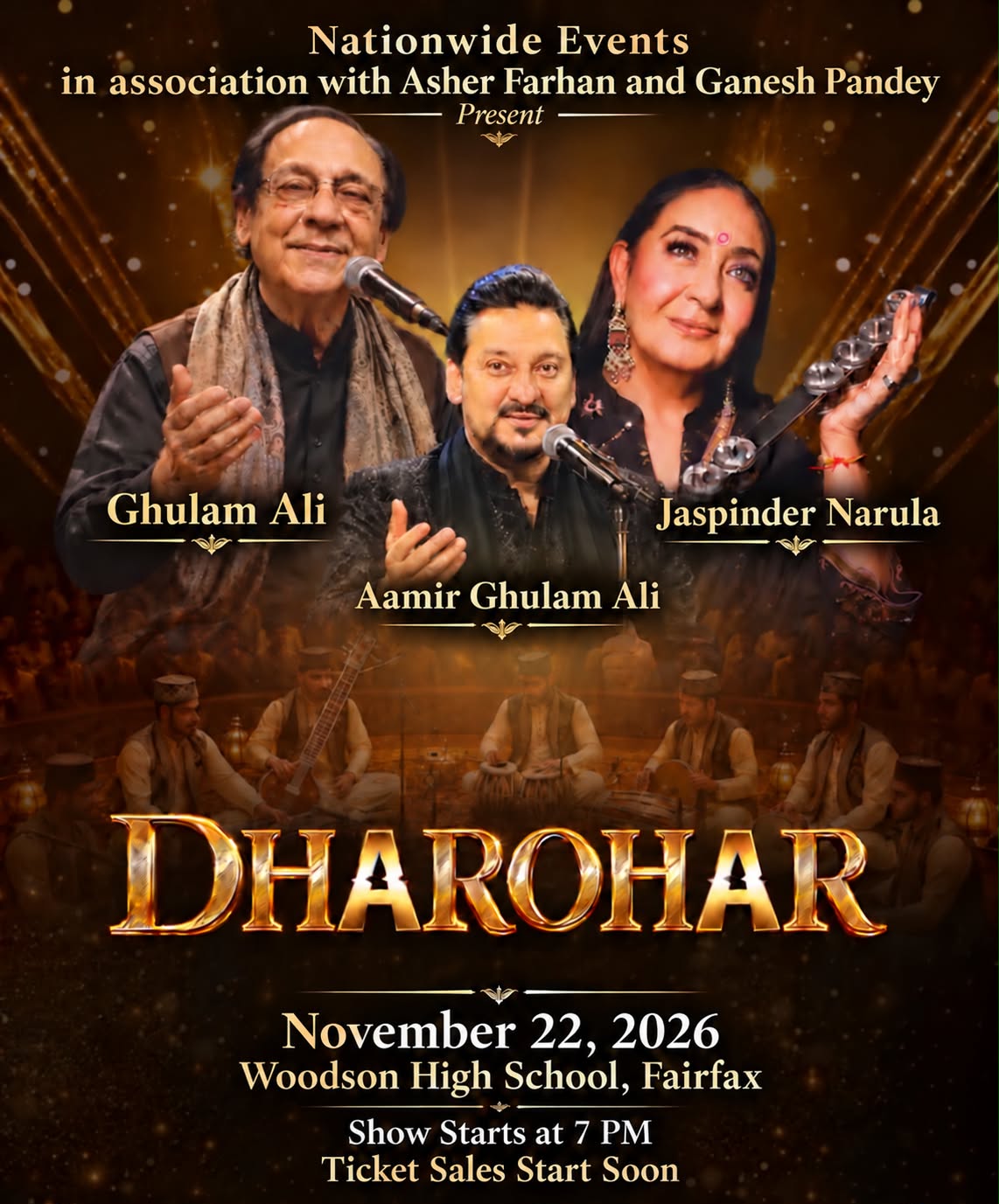 DHAROHAR: Ghulam Ali, Jaspinder Narula & Aamir Ghulam Ali